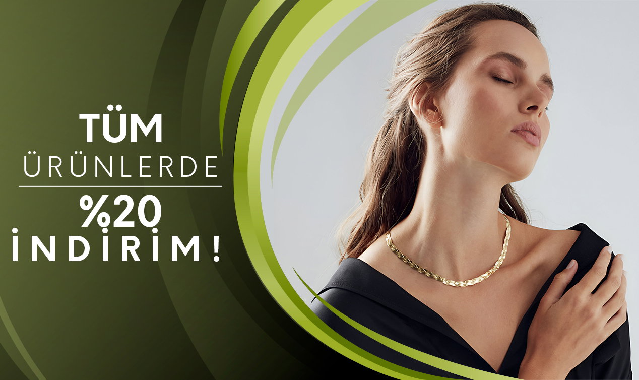Tüm Ürünlerde %20 İndirim