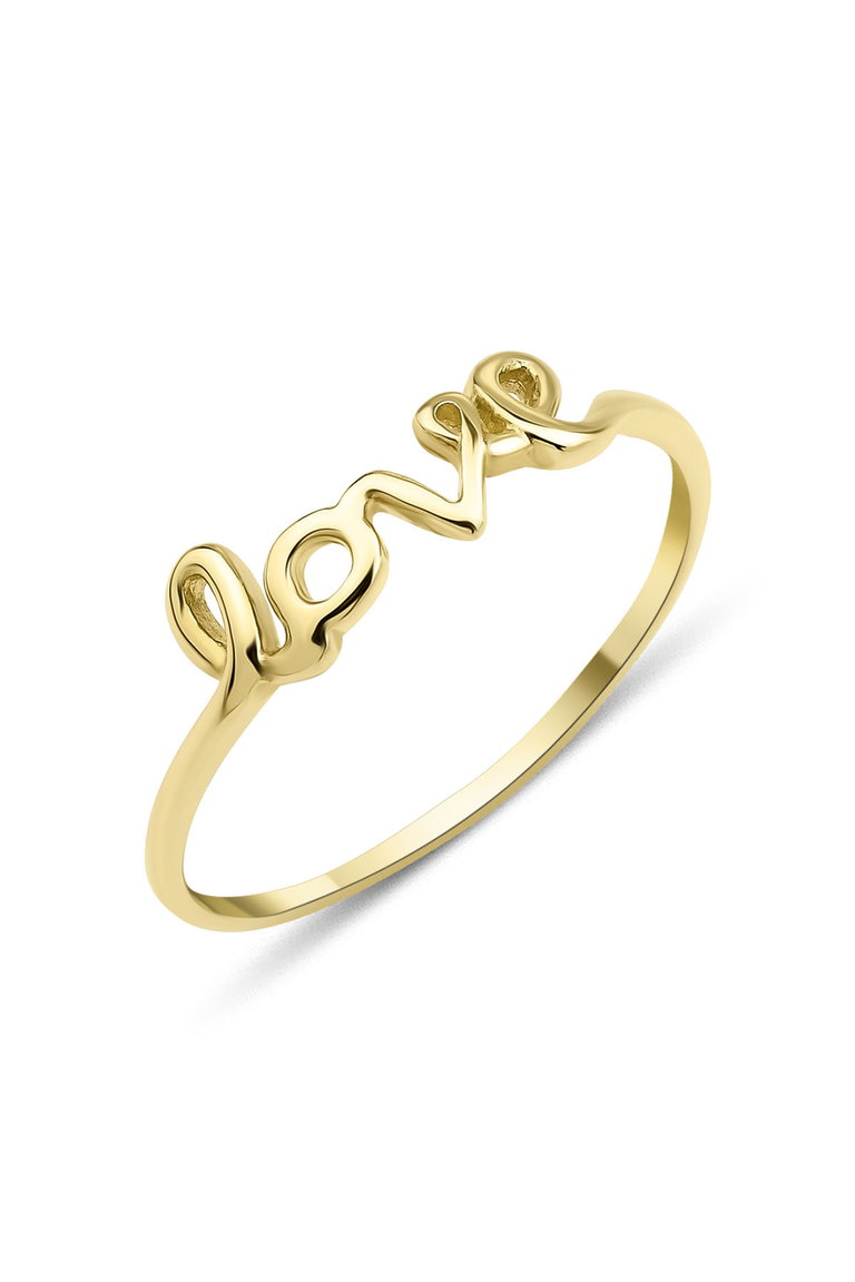 14 Ayar Altın Love Yüzük